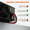 LED indicators to monitor the charging status funcion of litime 12v 20a lithium battery charger