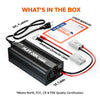 what's into box of 12v 20a LiTime lithium battery charger