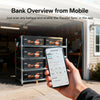 litime 24V 100Ah ComFlex battery bank overview from mobile
