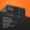 the appearance and functions of LiTime 24v 3000w pure sine wave solar inverter charger