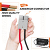 anderson connector and high quality wiring feature of litime 24v 40a lifepo4 battery charger