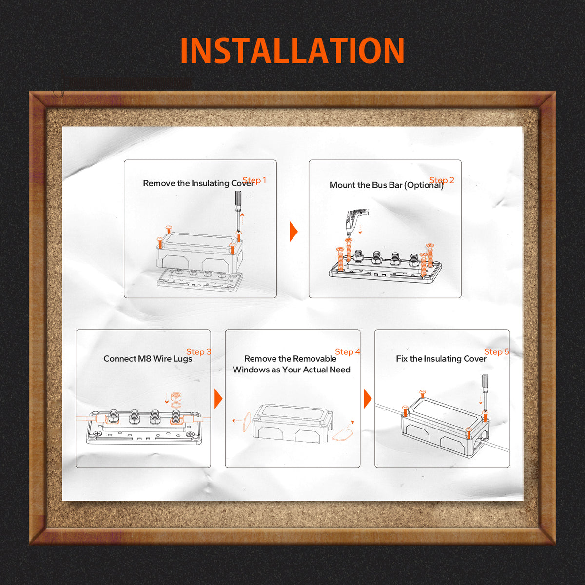 installation guide for litime 300a bus bar