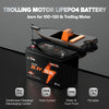 LiTime 36V 50Ah lithium battery: designed for 100-120 lb trolling motors, ip65 waterproof,  portable at 33.14 lbs