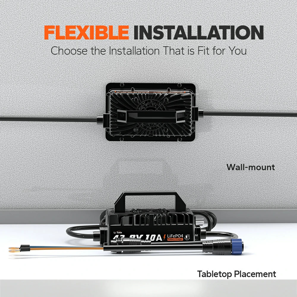 LiTime wall-mount battery charger 36v