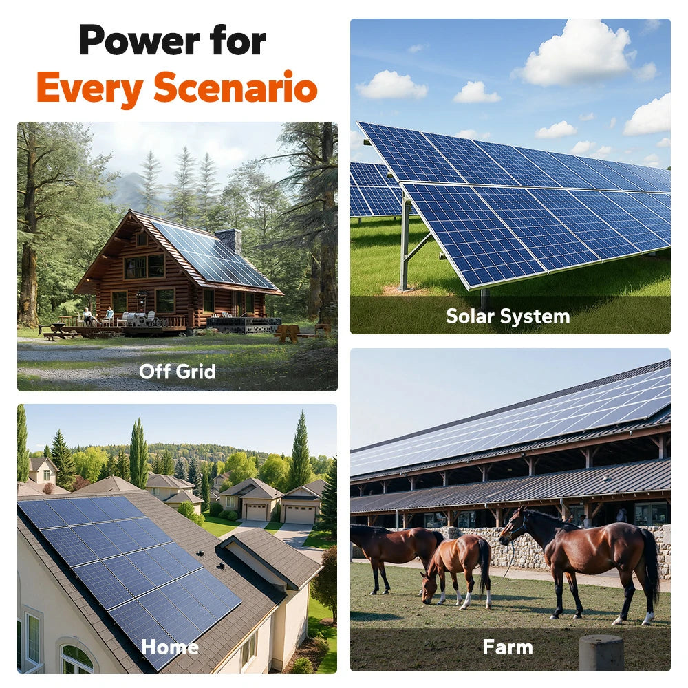 wide application of litime 51.2v 100ah lithium battery: off-grid, solar system, home, or farm