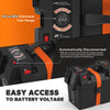 voltmeter features of litime battery box for boat