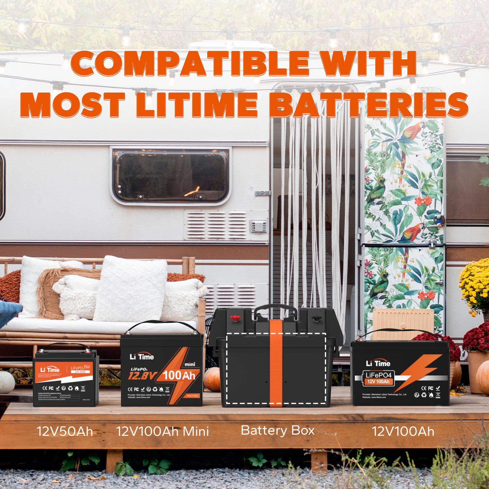 litime battery box for group 24/27/31 batteries