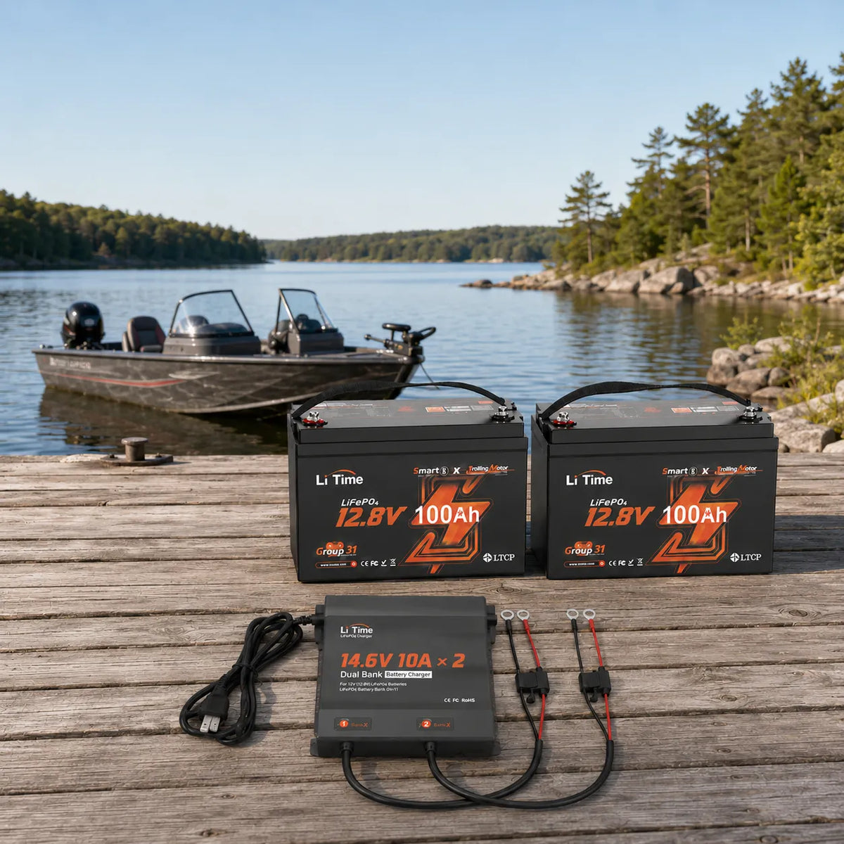 24V & 36V LiFePO4 Trolling Motor Battery Upgrade Kits