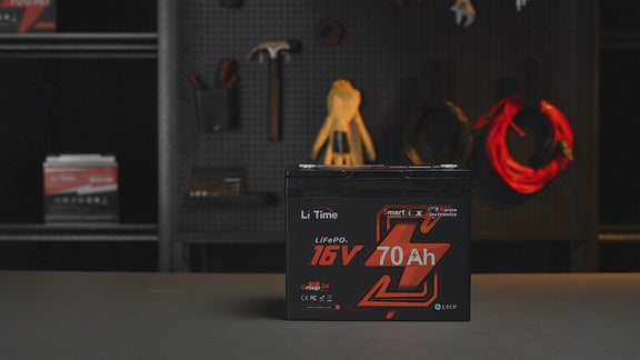 unboxing litime 16v 70ah lithium fish finder battery
